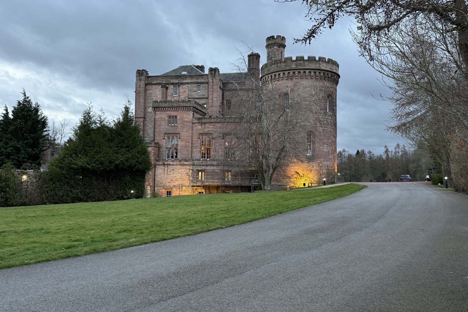 Dalhousie Castle, historisches Schlosshotel in Midlothian